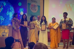 The Chairperson of GAACC received an Award at the Women Economic Forum in India
