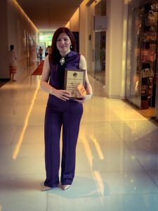 The Chairperson of GAACC received an Award at the Women Economic Forum in India