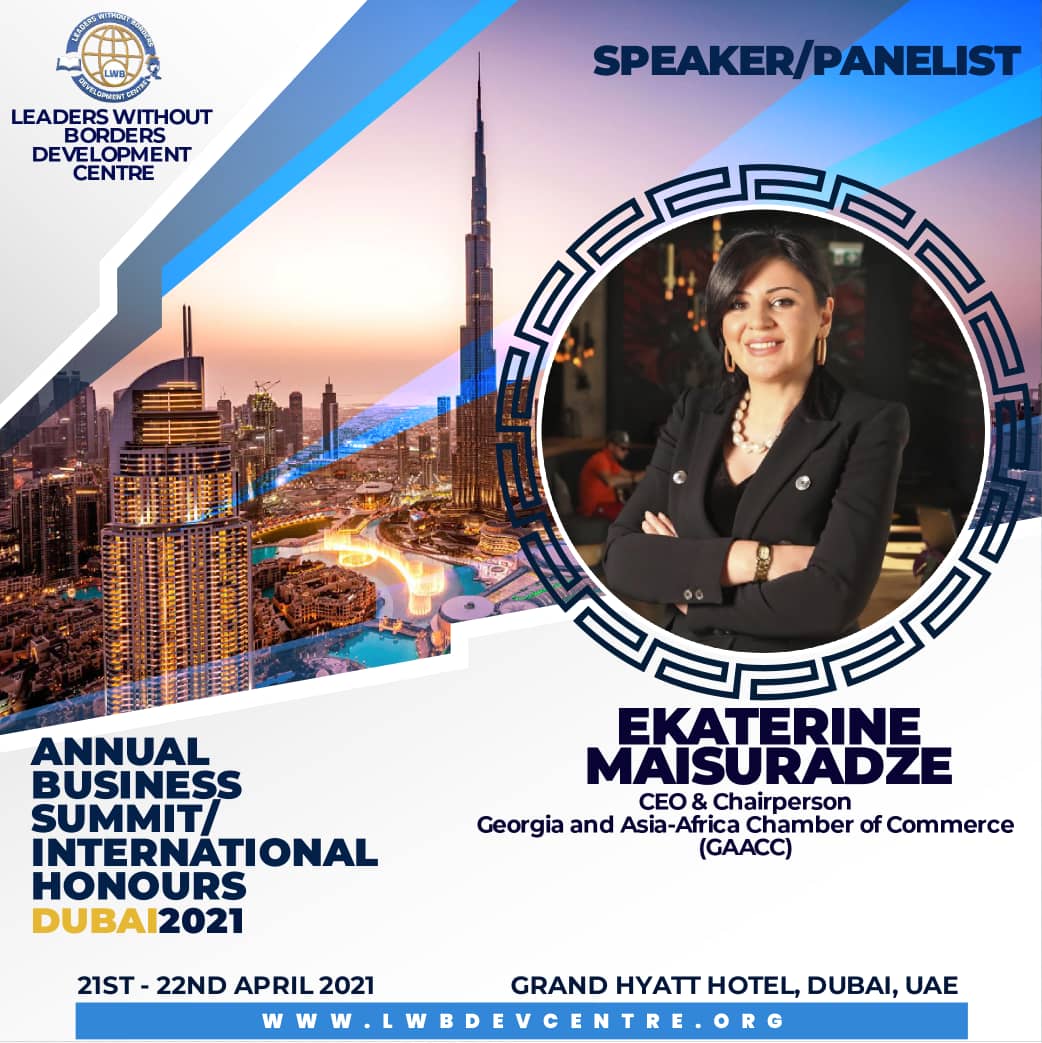 Ekaterine Maisuradze will be a panelist at the World Economic Forum in Dubai